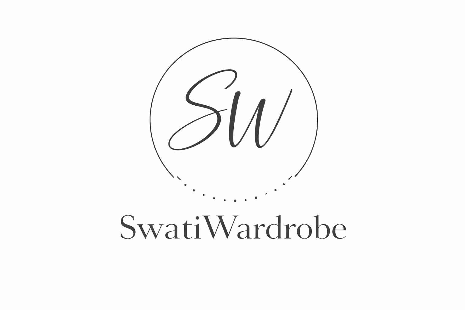 elegant sw logo with brand name